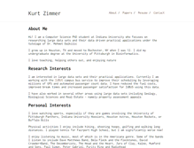 Tablet Screenshot of kurtzimmer.com